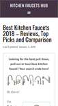 Mobile Screenshot of bestkitchenfaucetshub.com